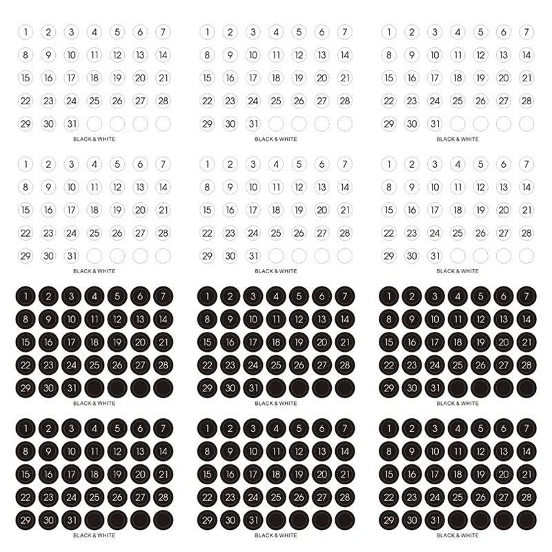 

Прозрачные наклейки для дневника JAMIE NOTES