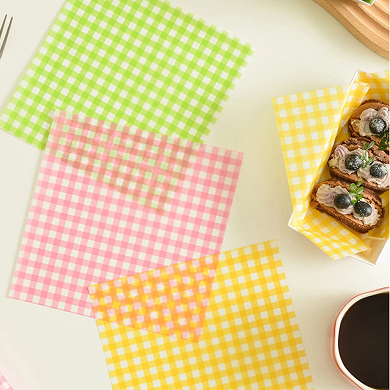 

100 шт., бумажные листы для вощеной бумаги