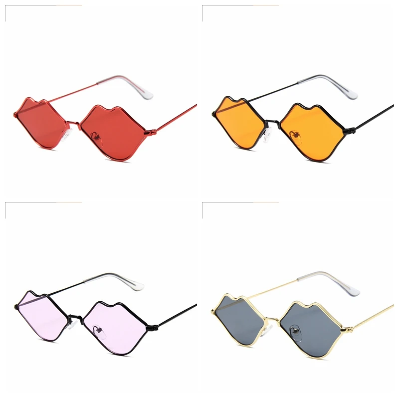 

Солнцезащитные очки TECHOME в форме рота, женские солнцезащитные очки с амолией в форме губ, женские Уникальные брендовые дизайнерские очки, ок...