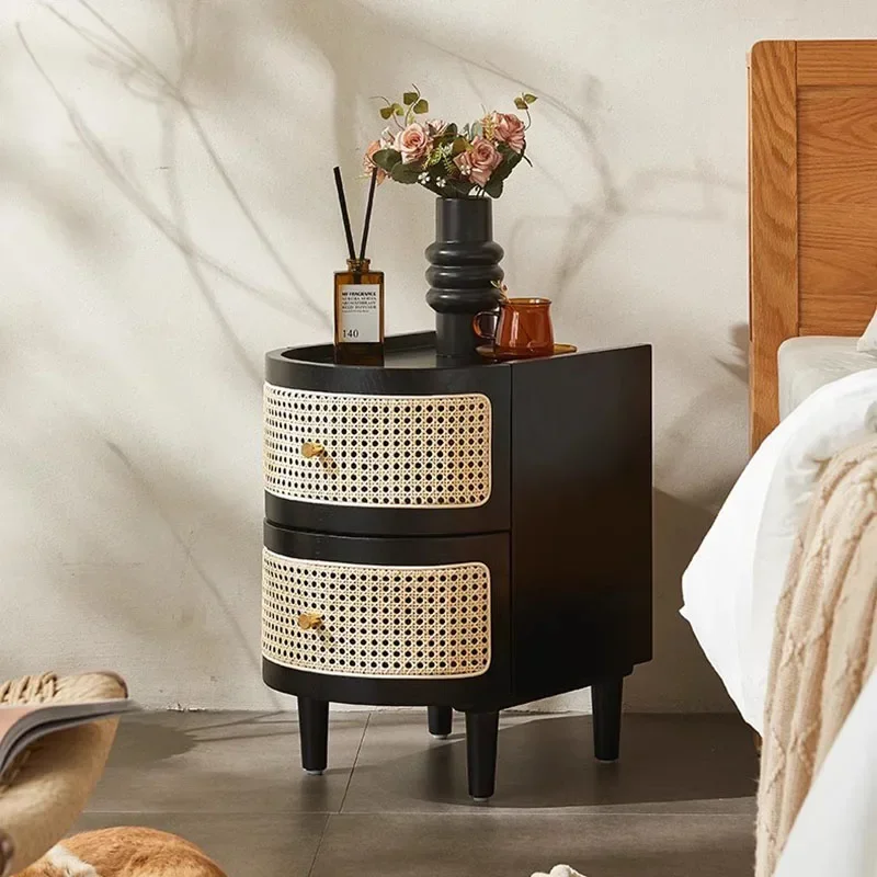 Настольная тумбочка прикроватная для спальни подголовник кровати деревянный