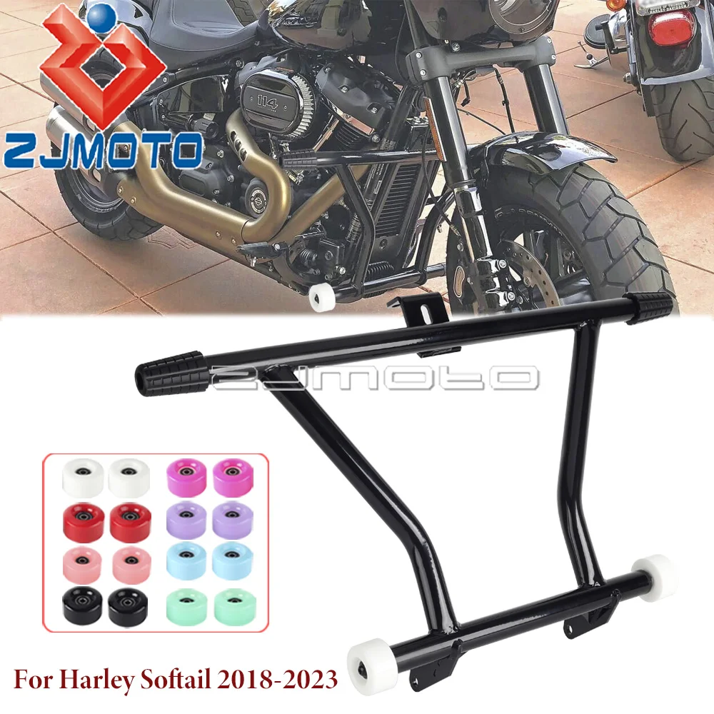

For Harley Softail Street Fat Bob Standard Low Rider S FXBB 2018-2023 Accessories Motorcycle Highway Crash Bar Engine Guard Cage