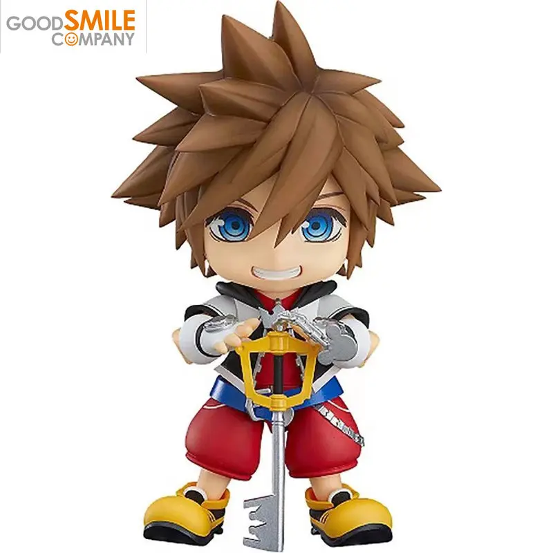 

In Stock Good Smile Original GSC Nendoroid Kingdom Hearts Sora Anime Action Figure Model Holiday Gifts