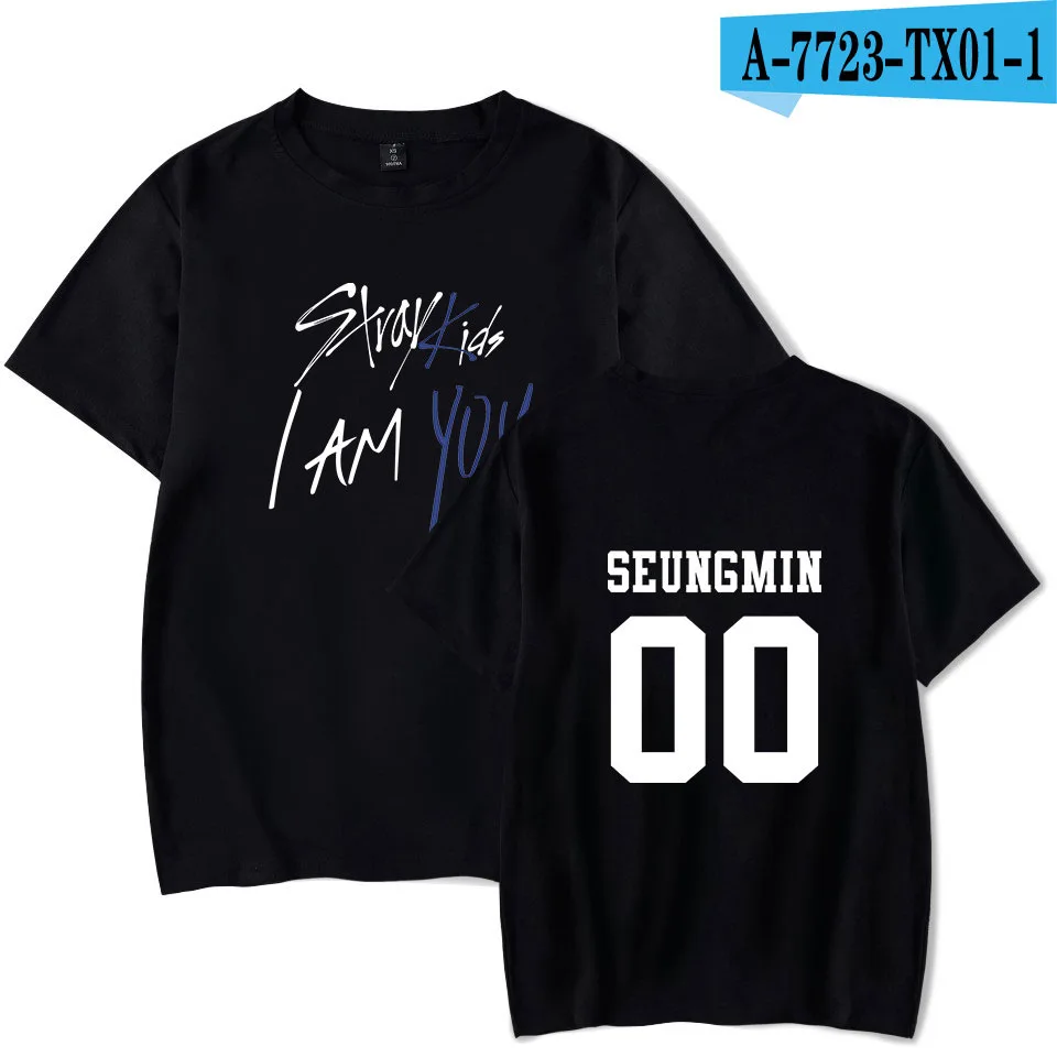 

Kpop 2023 New Stray Kids MAIXDENT Man/Women Harajuku T-shirt Round Neck Short Sleeve Casual Unisex Streetwear COTTON Tee Top