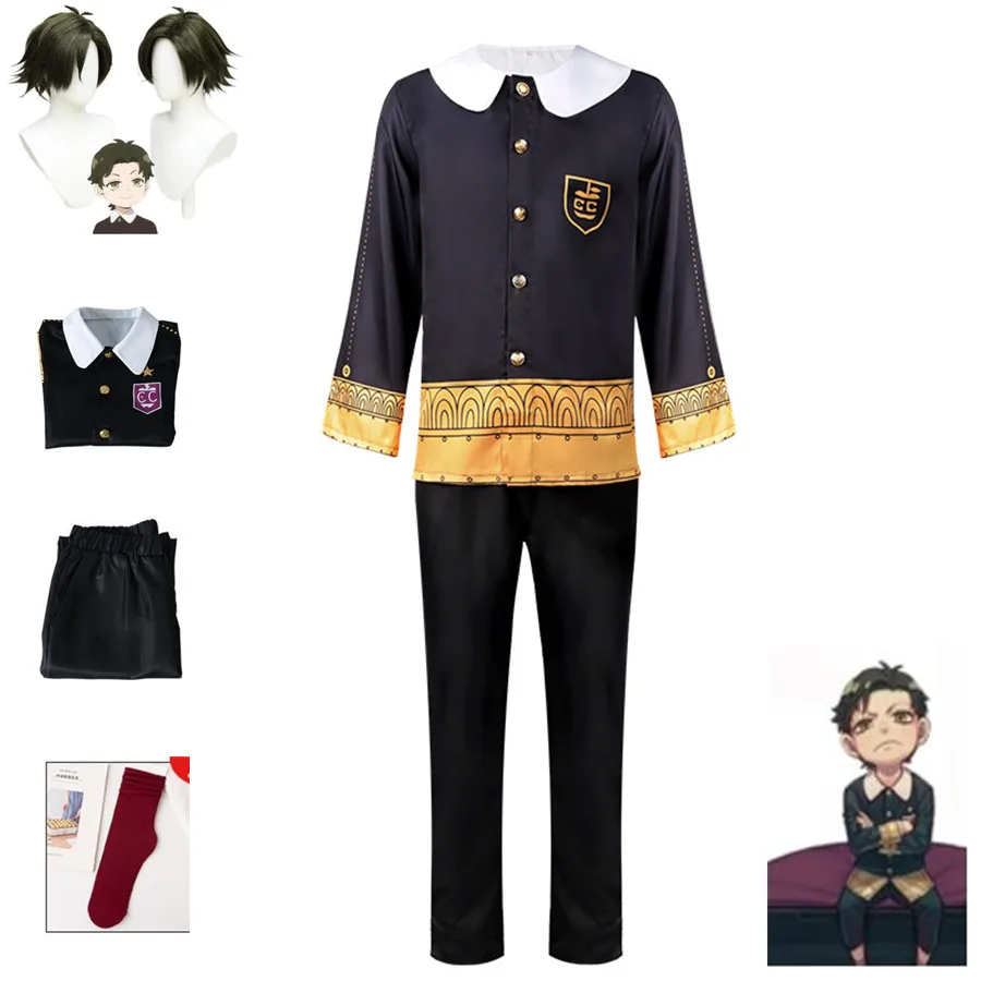 

Костюм для косплея Дамиана Десмонда из аниме «семья», парик, школьная форма для взрослых, детей, мужчин, женщин, кавайный костюм на Хэллоуин