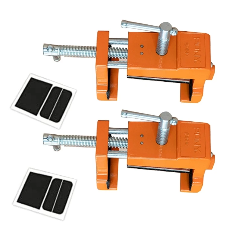 

2Pieces Adjustable Woodworking Cabinet Claw Precise Drilling Tool Suitable for Cabinets with 1-1/2" to 2" Thickness R9UF