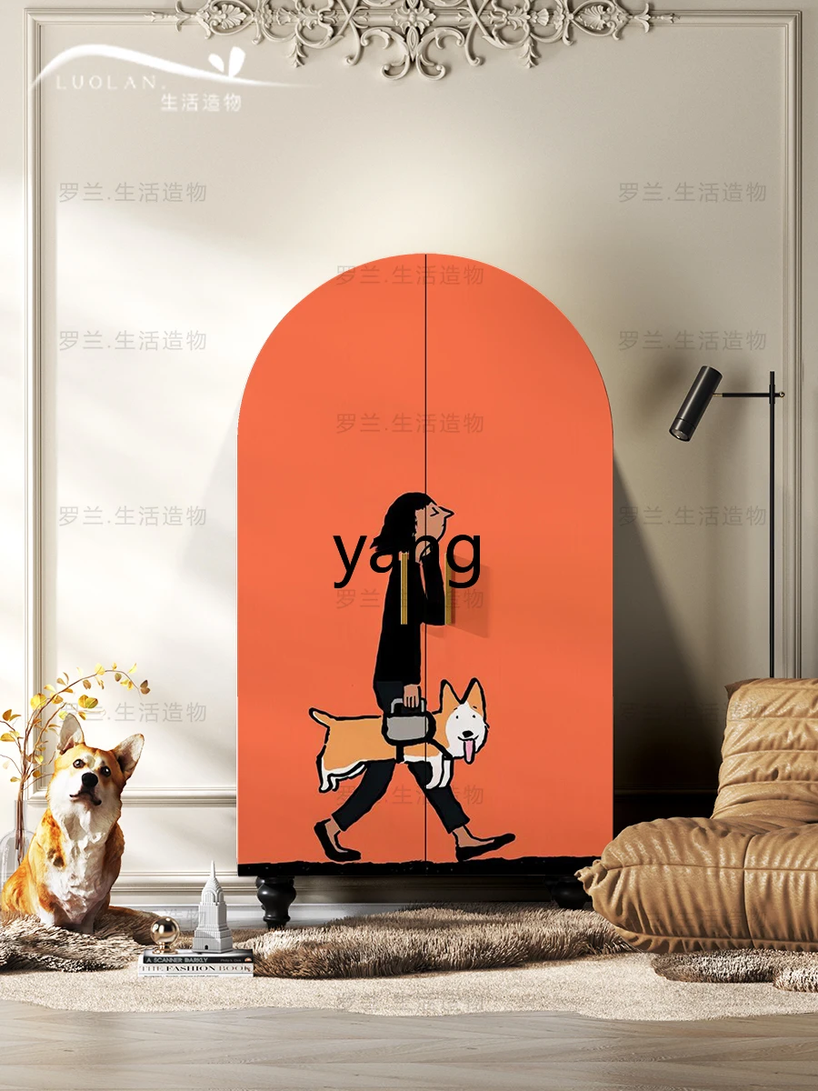 LXL современный шкаф для спальни кремовый вход из массива дерева двойная дверь