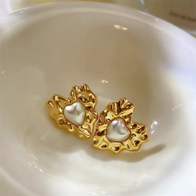 Женские серьги ENSHIR из нержавеющей стали 316L в форме фоторяда Новые французские