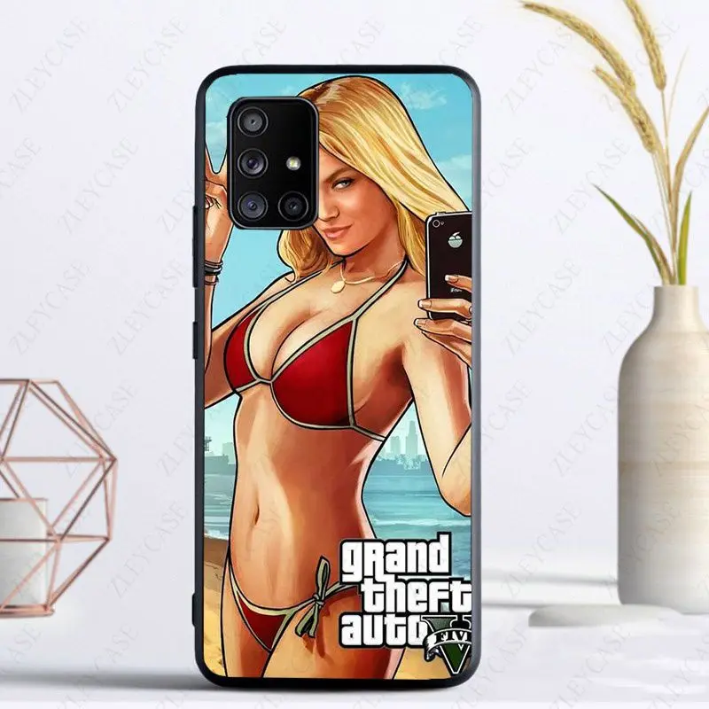 Grand Theft Auto V gta 5 rockstar чехол для samsung Galaxy A12 A22 A32 A53 A72 A52S A21S A50 A51 A20E A11 A40 A71 A20S A70 чехлы |