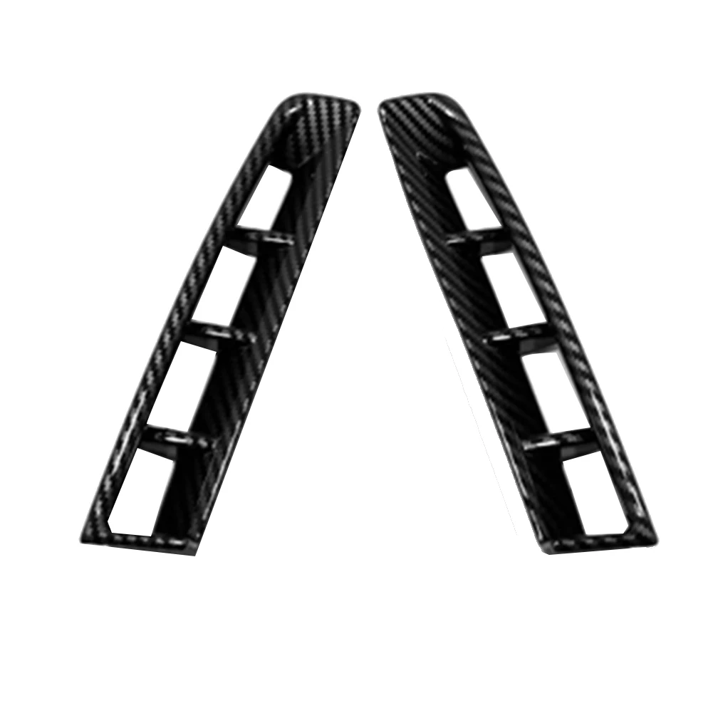 

Car Front Fog Light Cover Trim Sticker for Kia Carnival KA4 2021 2022 Carbon Fiber