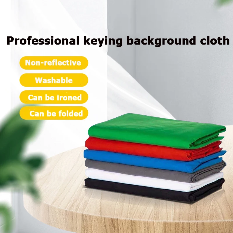 

1.5*1m 6-color Polyester Photography Background Solid Color Green Screen For Studio
