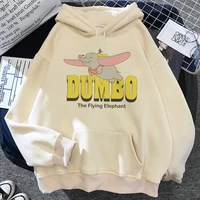 kawaii disney dumbo hoodies women funny cartoon grunge ullzang harajuku anime graphic tees cute unisex tops sweatshirts female