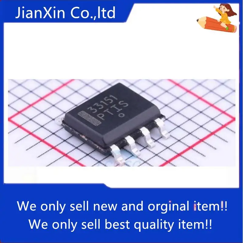 

10pcs 100% orginal new MC33151 MC33151DR2G 33151 LCD power chip SOP8 SMD 8 pins