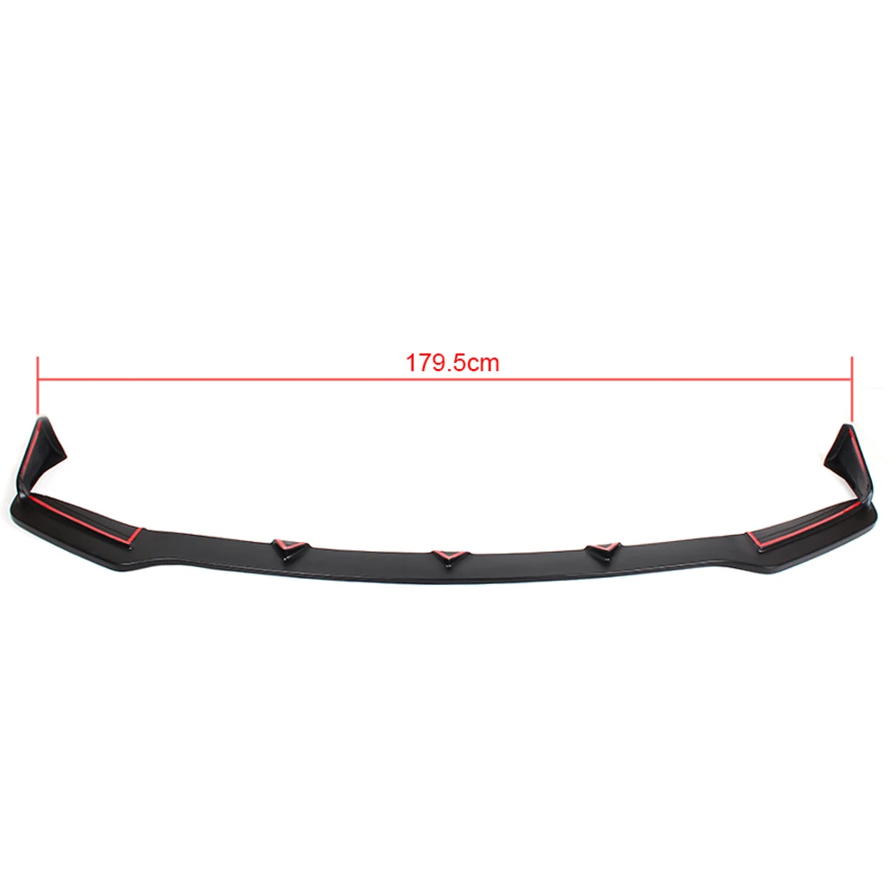 Черный диффузор для переднего бампера из ПУ Infiniti Q50 спортивный Бампер 2014 2015 2016