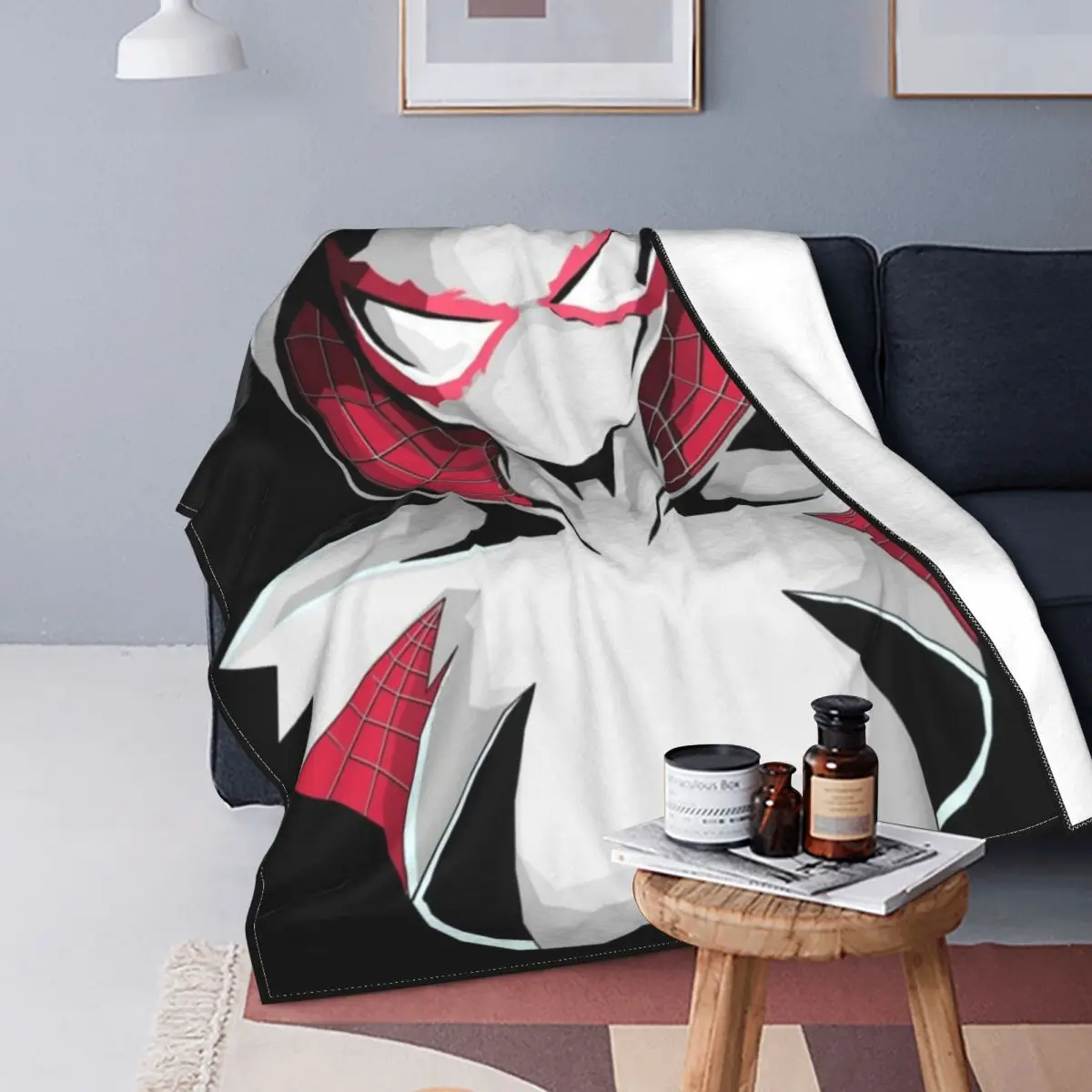 

Зимнее Фланелевое Флисовое одеяло Spider Gwen, пушистое одеяло, домашнее покрывало для дивана, спальни, постельное белье, детский день рождения