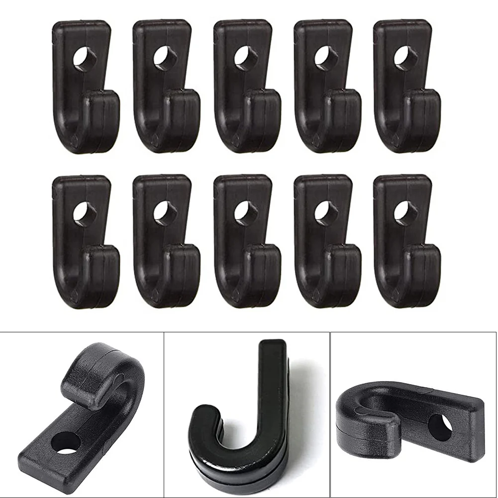 

10pcs Nylon Buckles Marine Deck Hanging Buckle Tent Nylon Buckle Water Yacht Marine Boat Accessories