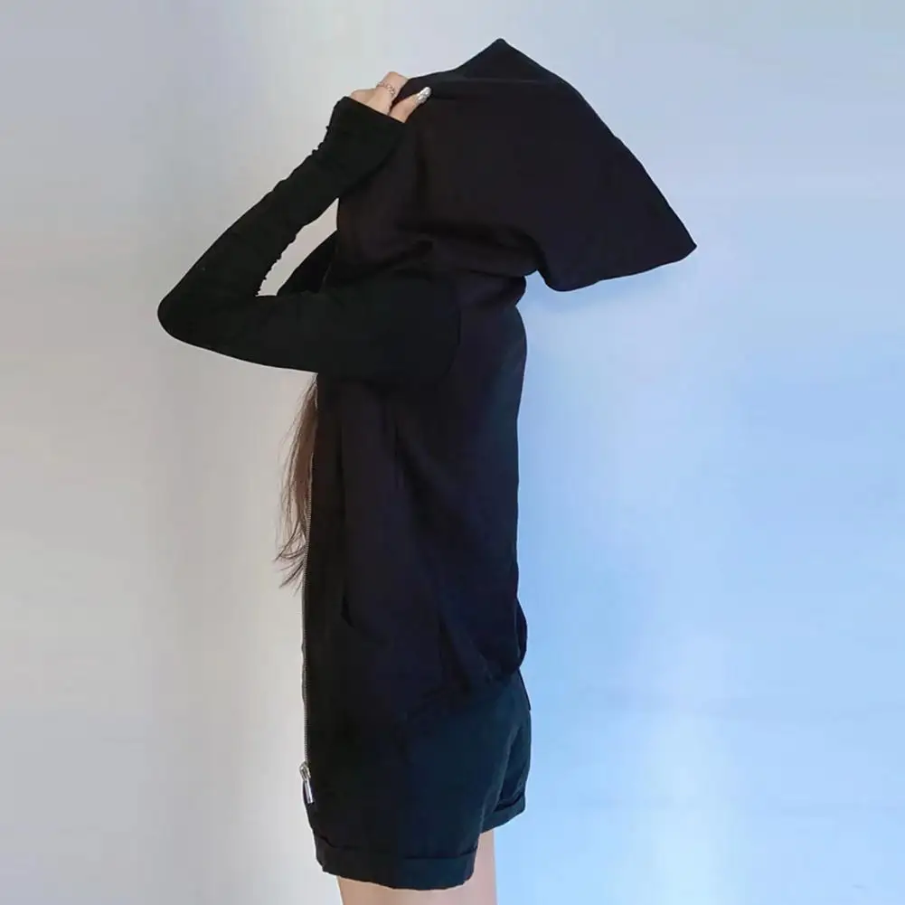 

Hip Hop Trendy Casual Plus Size Autumn Hoodie Coat Streetwear Autumn Hoodie Coat Zipper for Street
