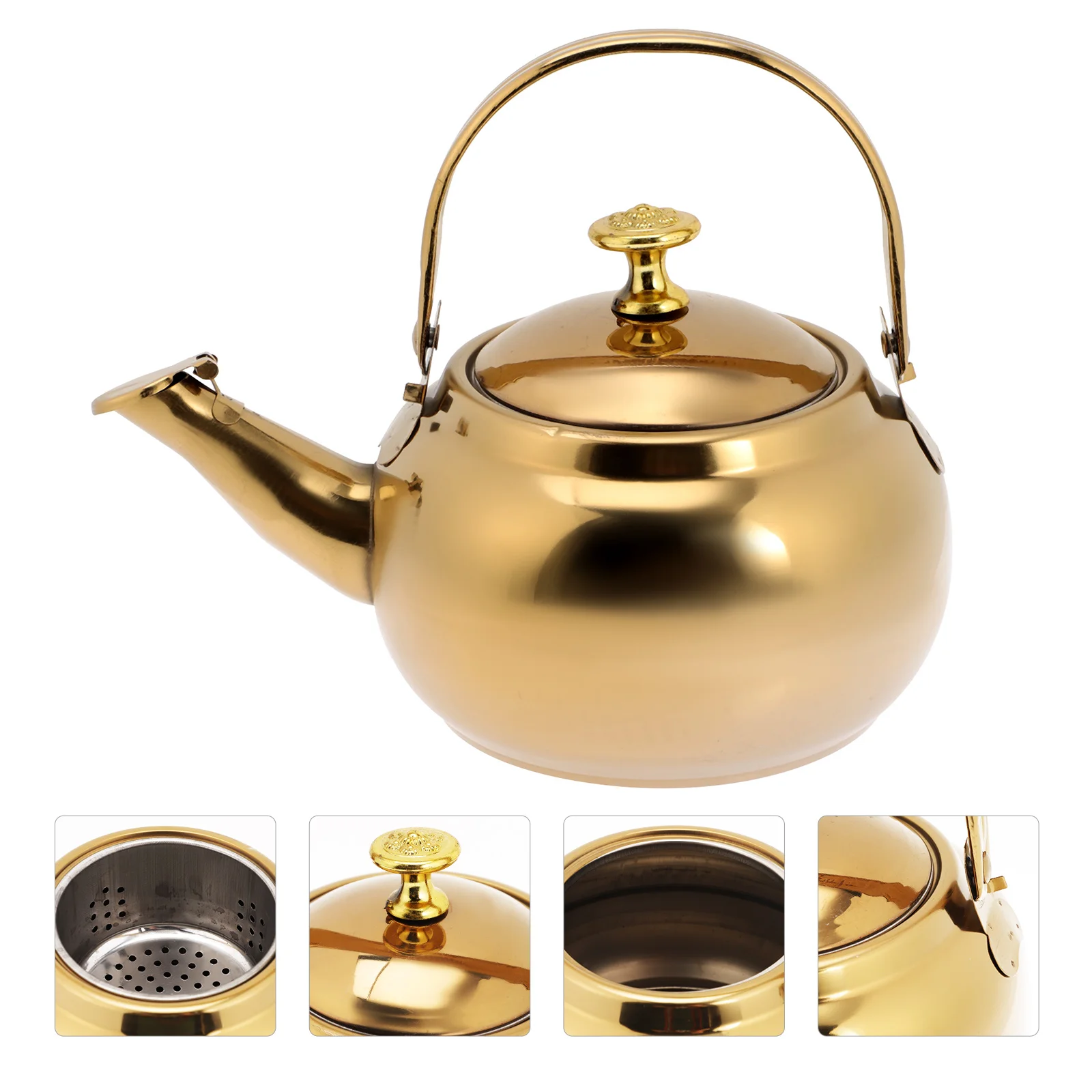 

Practical Restaurant Durable Tea Pot Home Water Boiling Kettle Water Pot