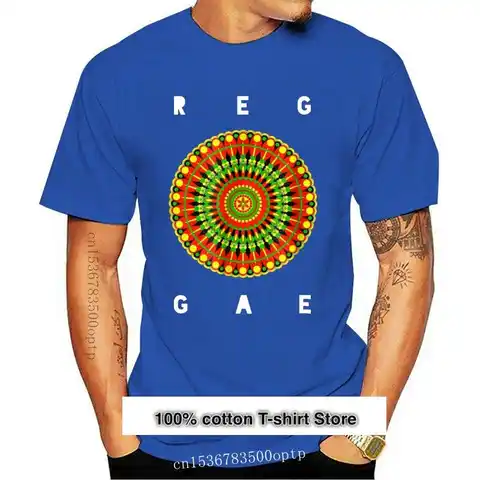 Camiseta с принтом мандалы jamaiquino для мужчин, camisa с принтом из музыки, Reggae, Dub, Rasta, 2021
