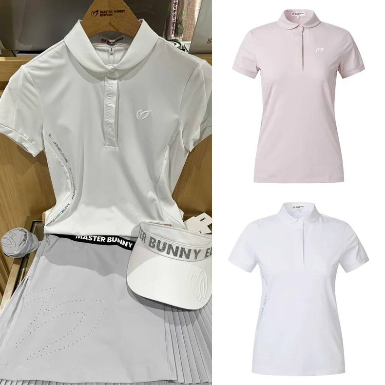 

2023 Han Guoyuan single golf ms chun xia cultivate one's morality short sleeve fashion leisure sports t-shirts coat lapels