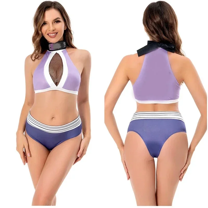 Z Хьюга Хината Шиппуден аниме игра косплей костюм сексуальный купальник парик