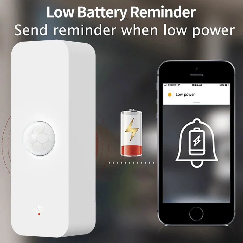 Датчик движения Tuya Wi-Fi Zigbee инфракрасный детектор для умного дома работает с Alexa