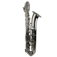 high quality brass woodwind instrument gold lacquer baritone saxophone
