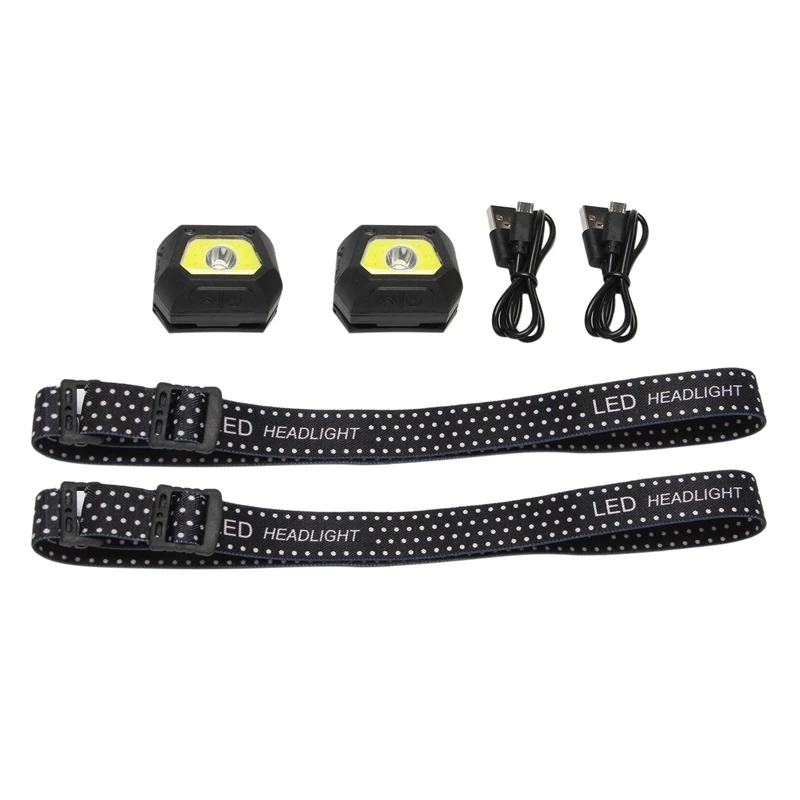 

LED Head Light Lamp Dimmable Flashlight COB Headlight For Camping Hunting Climbing Running Outdoor Camping Fishing