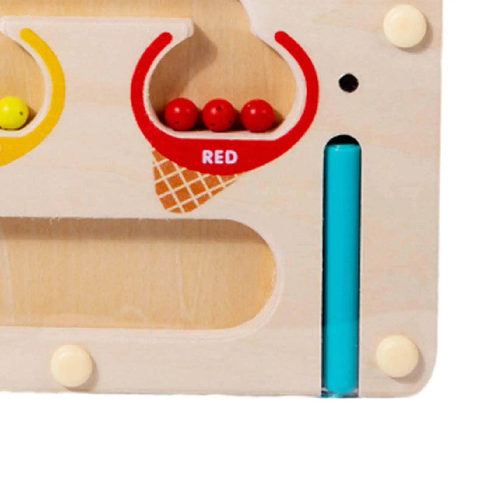 Wooden Counting Matching Game Learning Skills Toys Math Toy Travel Magnet Puzzle Boards for Kids Ages 3-5 Preschool