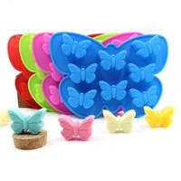 silicone 8 butterfly cake mold bakeware cake soap bread muffin mold chocolate candy baking molds butterfly shape ice cube tray