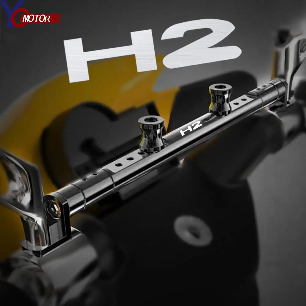 

Для KAWASAKI H2 H2R 2015 2016 GTR 1400 аксессуары для Руля Мотоцикла балансировочный стержень рычаг руля навигационный кронштейн