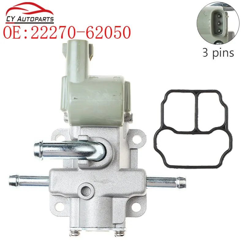 

22270-62050 ИАК клапан контроля холостого хода для 96-05 Toyota 4runner T100 Tacoma танra Land Cruiser Prado VZJ Hilux 5vzfe 5VZ-FE 3,4