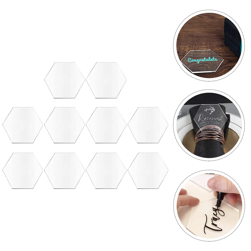 

Акриловые пластины, заготовки, самодельные сиденья, шестигранная заготовка, прозрачная пластина, именное место, Настольная плитка, граффит...