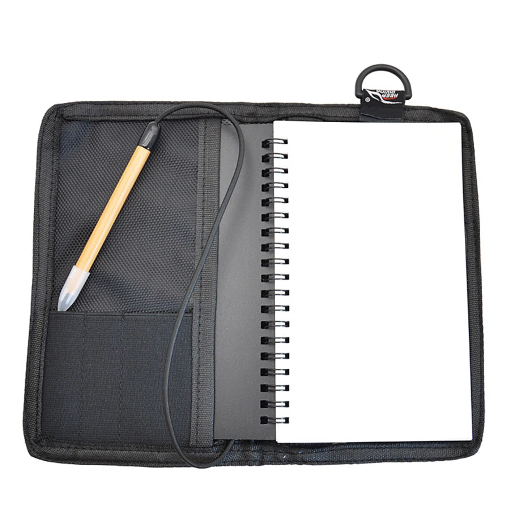 

Diving Writing Pad Notebook Underwater Slate Gear with Pencil Clip Waterproof PU Leather PP Wearing Resistance