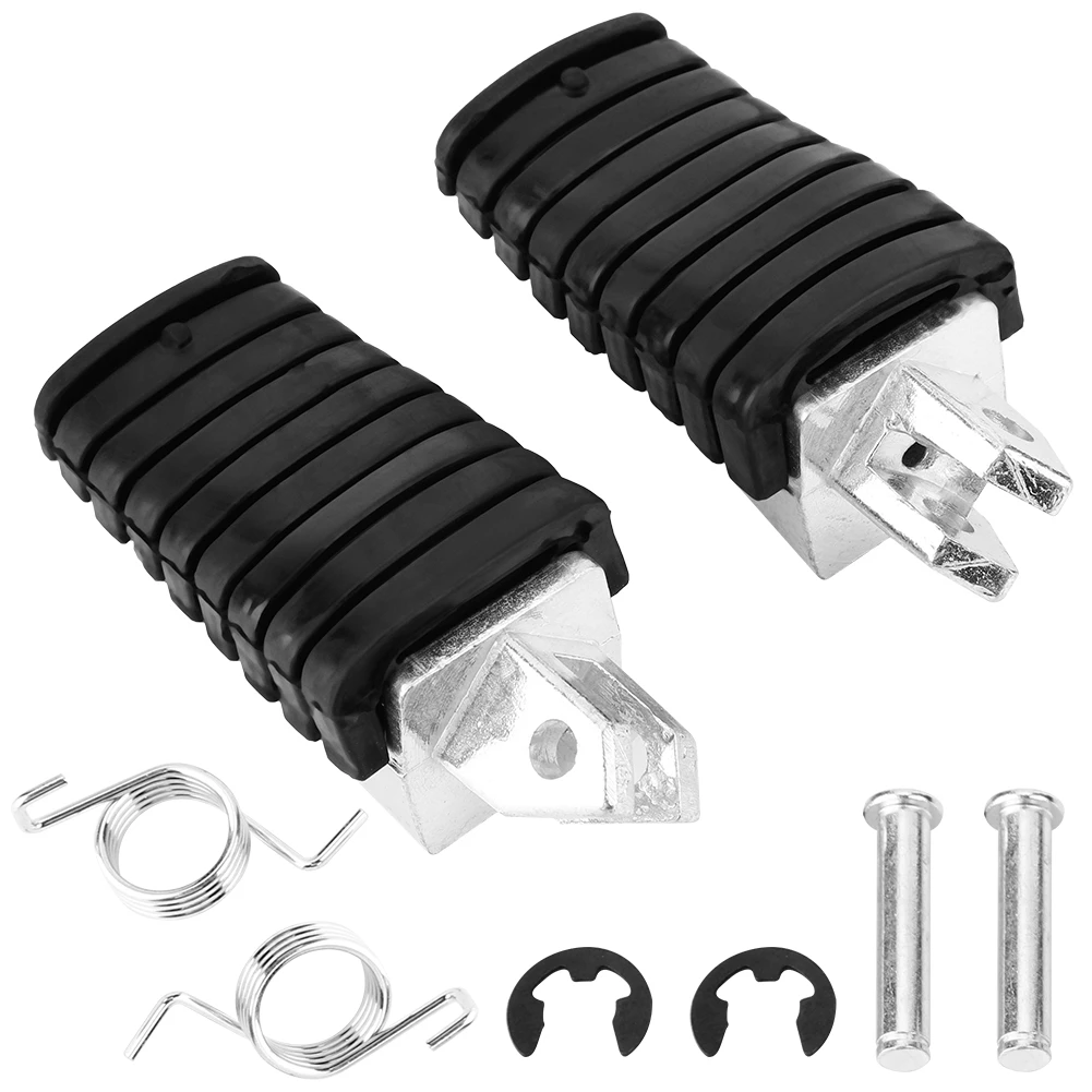 

1Pair Motorcycle Front Foot Pegs Footrest Plate for Yamaha XV250