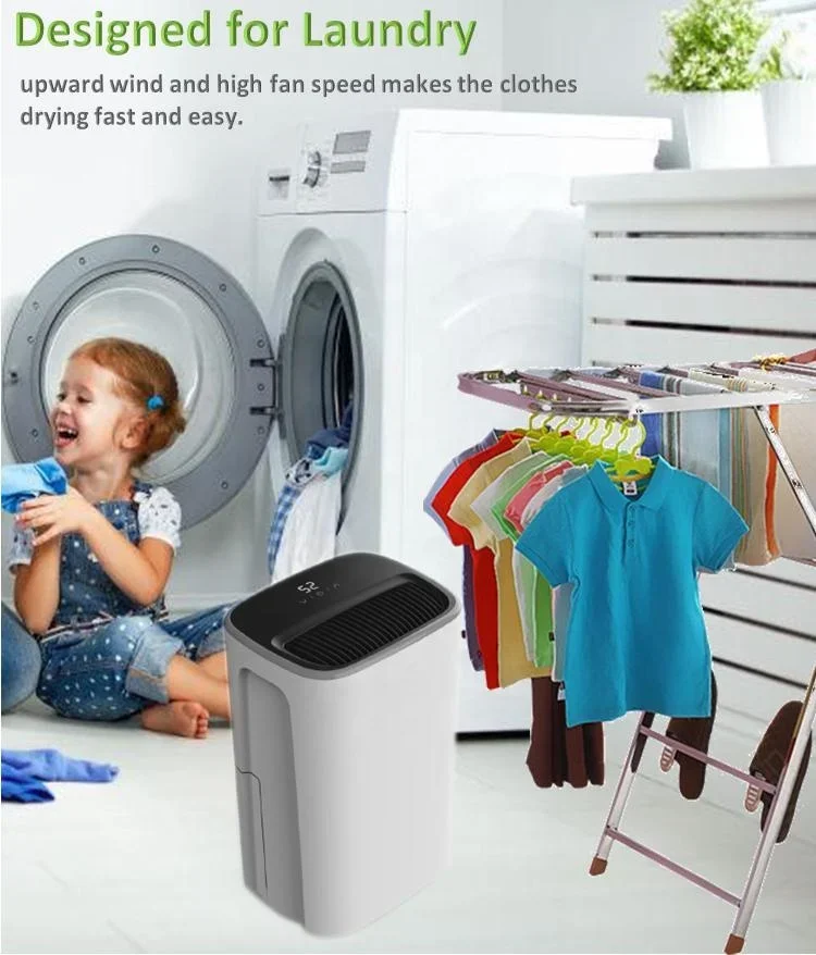 Фото Мощный осушитель воздуха R290 Mini Easy Water с съемным резервуаром для воды №3