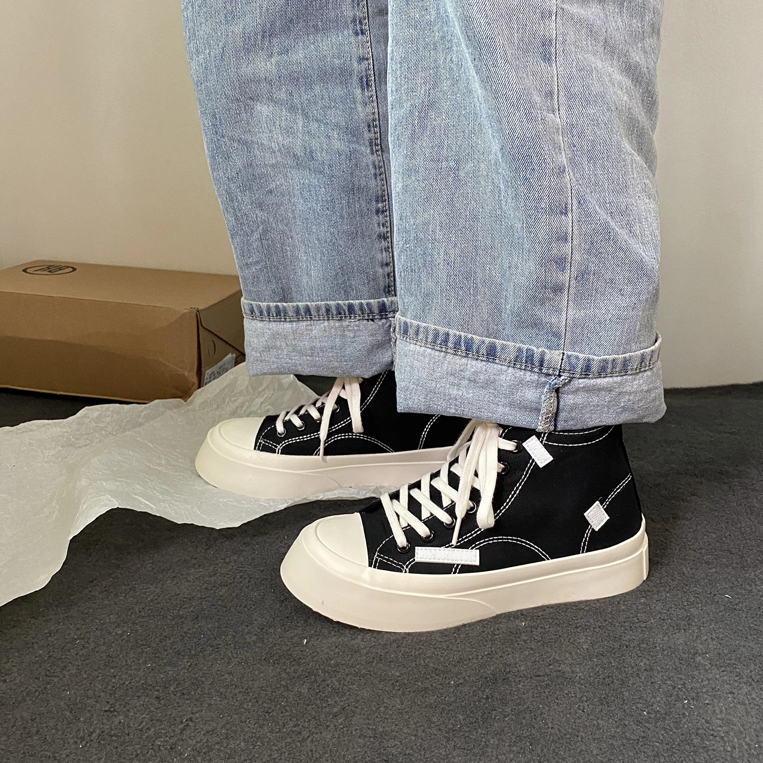 Fashion Women Canvas Shoes Vulcanized New Trend Platform Shoes 2022 New Comfortable Thick Bottom Sneakers Zapatillas Mujer