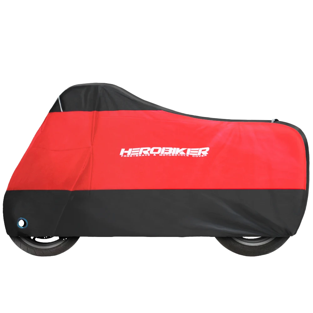 

Чехол для мотоцикла HEROBIKER, всесезонный водонепроницаемый пыленепроницаемый УФ-защитный чехол от дождя для мотоцикла, скутера