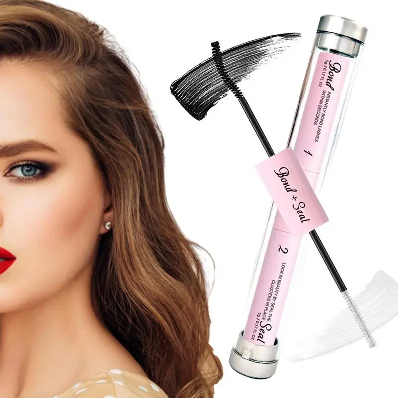 

Long Lasting Eyelash Glue Lash Glue Waterproof 5g Lash Glue And Strong Hold Bond Double Tube Eyelashes Glue EyeLash Glue Bond