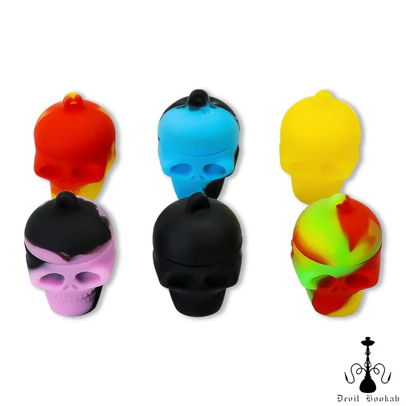 

DEVIL HOOKAH New Ghost Head Series Candy Pill Capsule Silicone Pill Box Storage Box Smoking Accessories