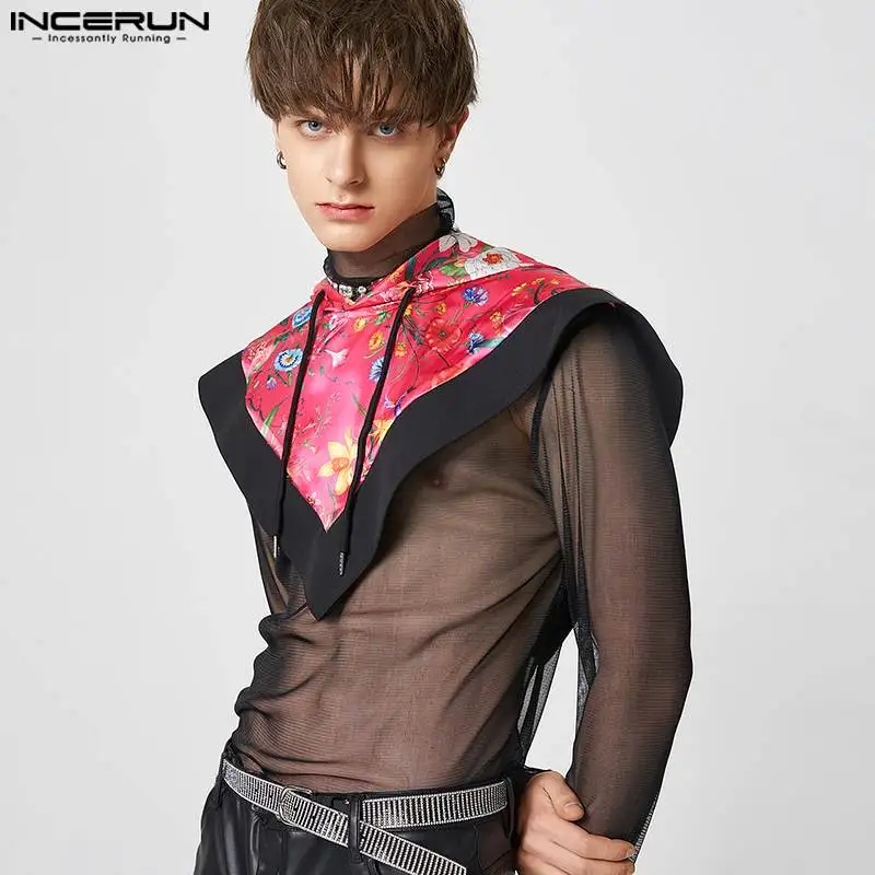 

Мужская блузка с капюшоном, без рукавов, в стиле пэчворк