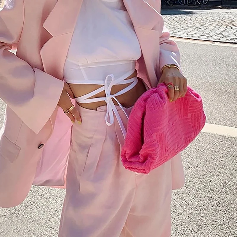 

Женская сумка, французское дизайнерское популярное полотенце, женская сумка с облаком, весна 2022, Новый универсальный клатч, мягкая сумка дл...