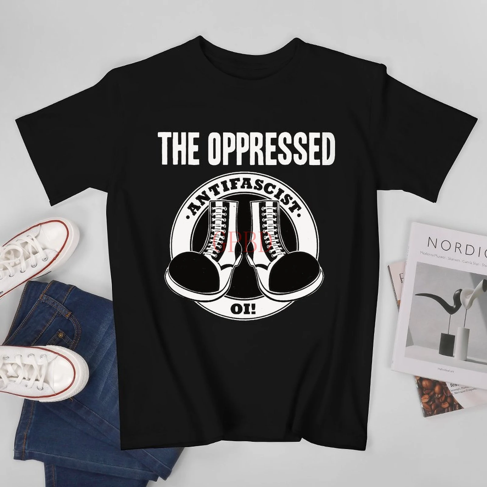 

THE OPPRESSED T shirt band Hardcore anarcho Punk Rock Antifascist Oi!