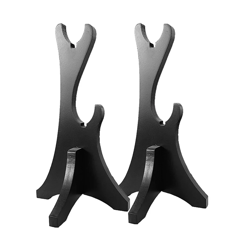 

2Pcs Stand Wooden Stand Wizard Wand Rack Witch Wand Display Stand Wand Table Display Rack Swords Rack Wood Holder