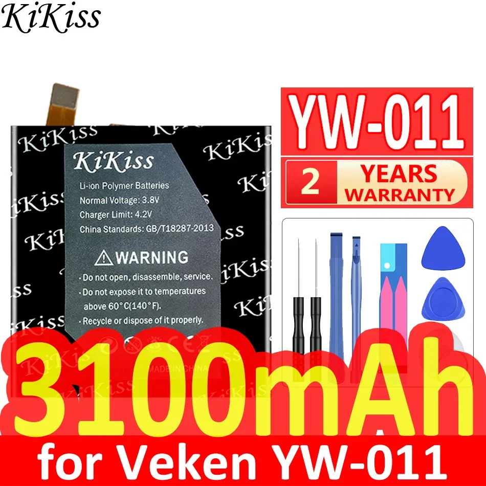 Фото 3100mAh/3600mAh KiKiss Мощная батарея для Veken YW-011 YW011 YW-014 YW014 №1