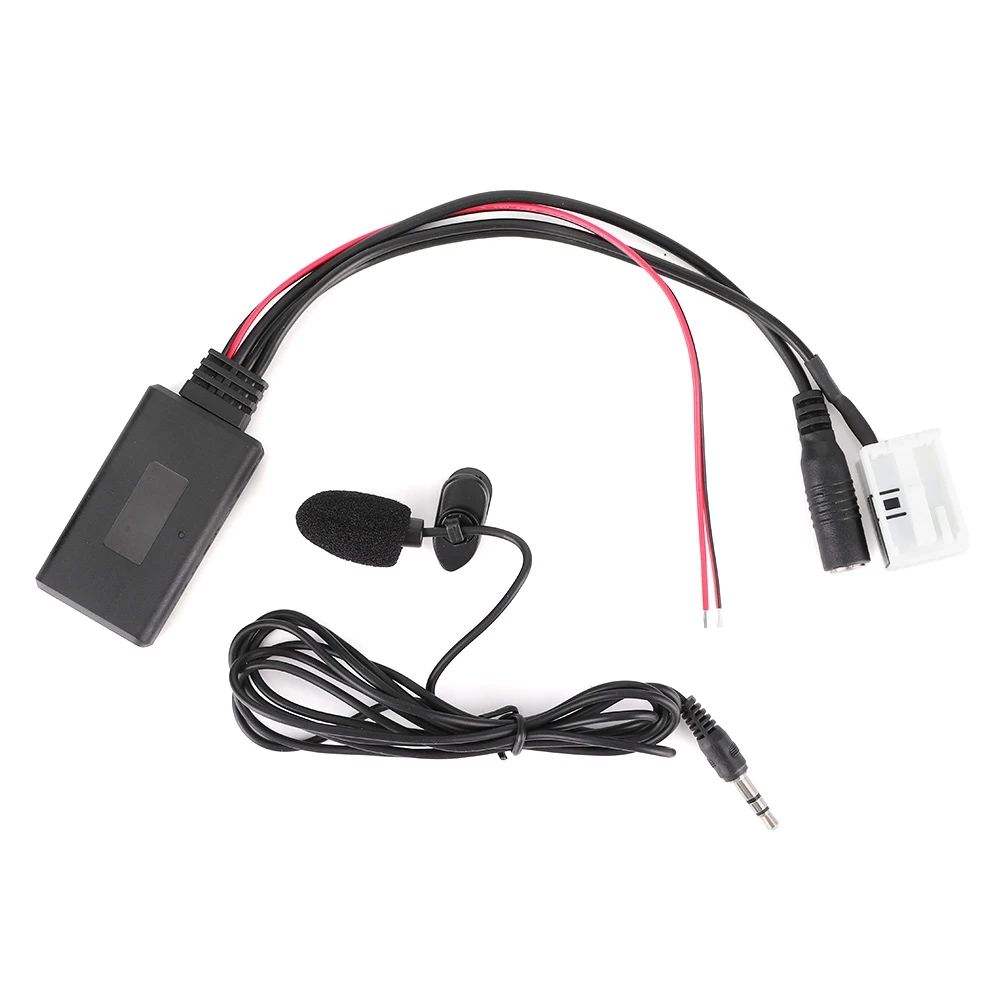 

12Pin Bluetooth Audio Cable Car AUX Adapter Connector with Microphone Fit for Citroen Berlingo Bluetooth Audio Cable