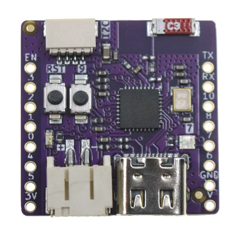 C3 PICO V1.0.0 - LOLIN WIFI Bluetooth LE BLE IOT Board ESP32-C3FH4 4MB FLASH MicroPython Arduino совместимый