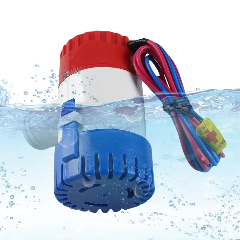 

1100Gph Bilge Pump For Ship 12/24 Volt Portable Bilge Pump For Ships Kayak Canoe New Electric Water Pump For Ship Accessories