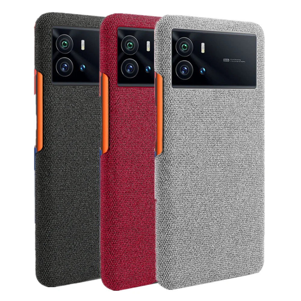 

Vivo iQOO 9 Pro For Vivo iQOO 9 Pro 8 7 Neo5 S U5 Case Luxury Cloth Texture Fitted Cover For VIVO S12 V23 Pro Y55 Y55s 5G Coque
