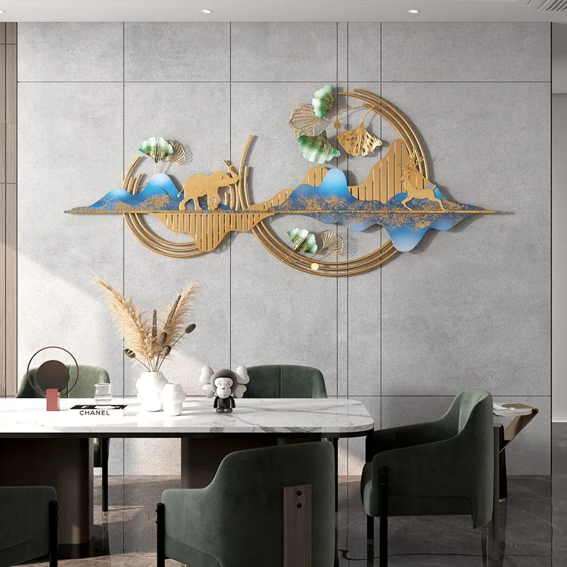 

Living Room Wall Hangings, Metal Wall Decorations, Living Room Sofa Background Wall Pendants, Creative Wall Hangings