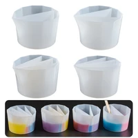 silicone stir bar mix cup mold epoxy resin tools reusable mixing measuring cups diy jewelry making stick handmade accessories